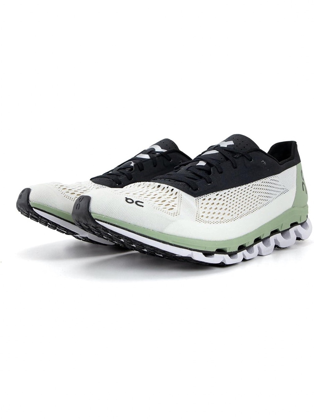 On Cloudboom Echo Womens Running Shoes Athletic Sneakers Sz 7M Wh/Blk/Sage LKNW!